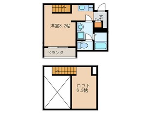 アルディア南川の物件間取画像